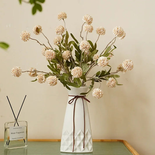 FAUX KIKU FLOWER (10 STEMS & 50 HEADS) - Allure Abodes