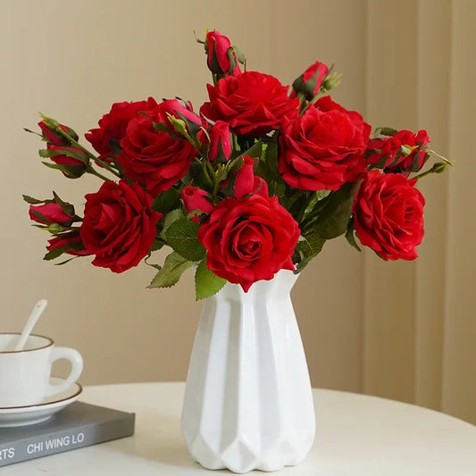 Faux Roses (10 Stems) - Allure Abodes