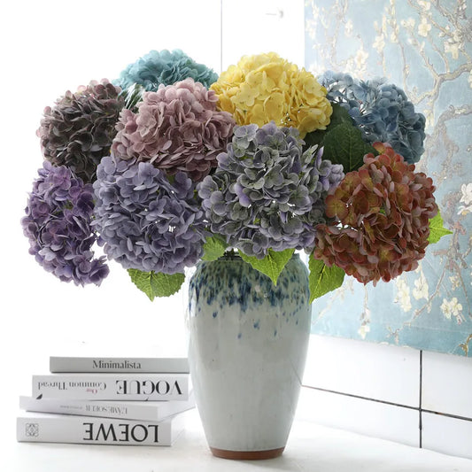 Faux Hydrangea (4 Stems) - Allure Abodes